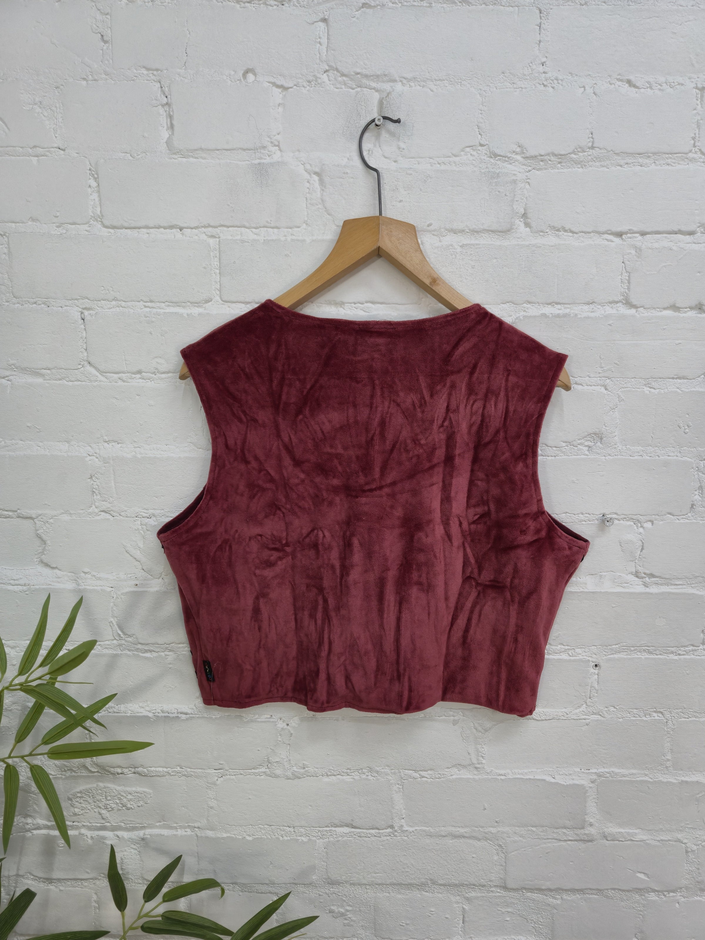 Velvet Embroidered Waistcoat
