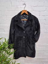 Teddy Bear Long Button Coat