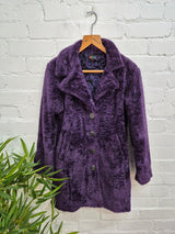 Teddy Bear Long Button Coat