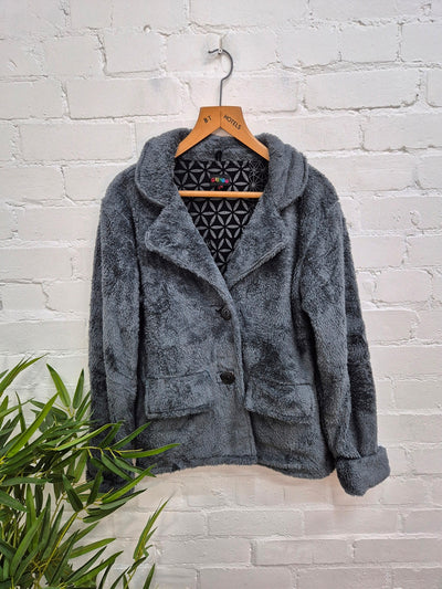 Teddy Bear Short Button Jacket