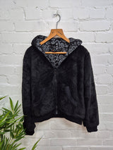 Teddy Bear Short Zip Hooded Jacket