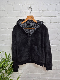 Teddy Bear Short Zip Hooded Jacket