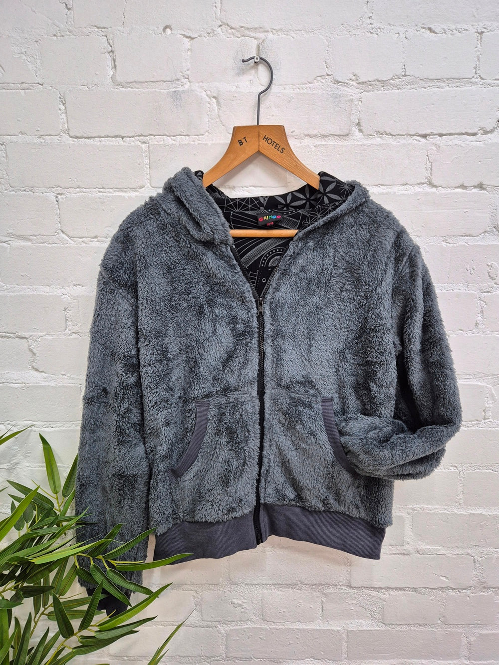 Teddy Bear Short Zip Hooded Jacket