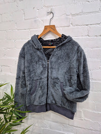 Teddy Bear Short Zip Hooded Jacket