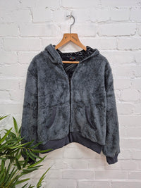 Teddy Bear Short Zip Hooded Jacket