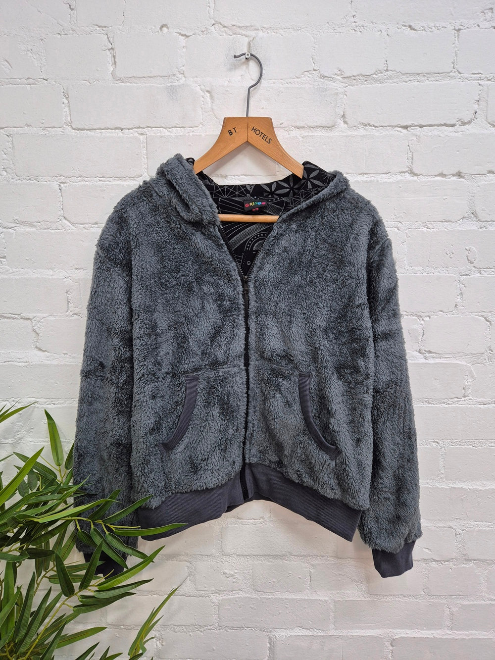 Teddy Bear Short Zip Hooded Jacket