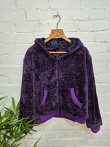 Teddy Bear Short Zip Hooded Jacket