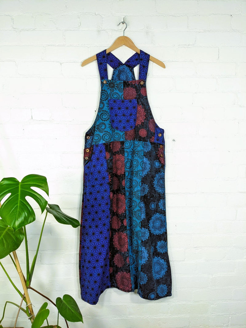 Long Dungaree Dress