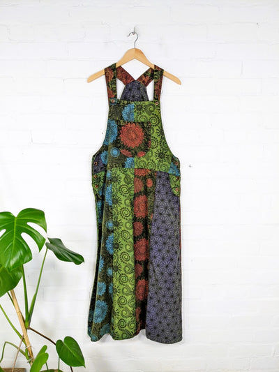 Long Dungaree Dress