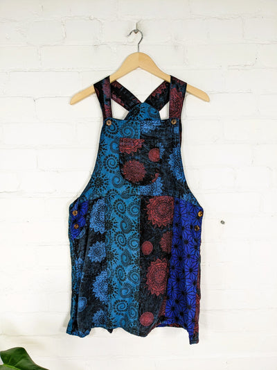 Short Dungaree Dress