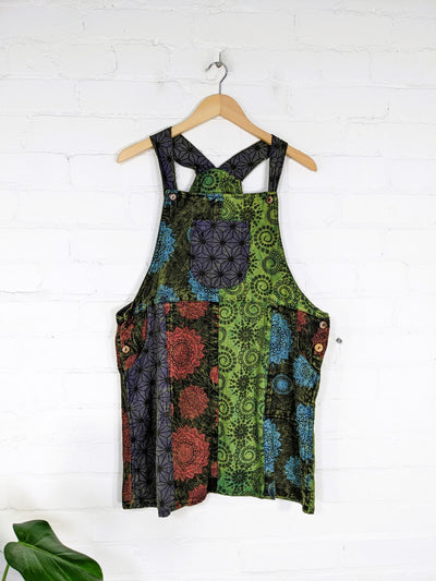 Short Dungaree Dress