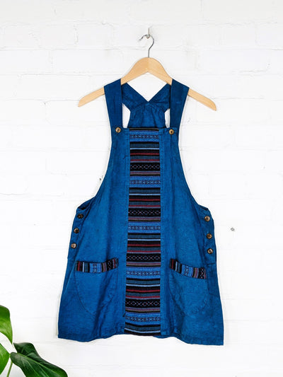 Short Dungaree Dress
