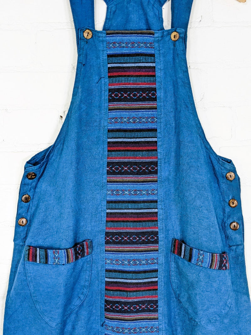 Short Dungaree Dress