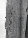 Plain Cargo Cotton Trousers