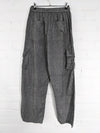 Plain Cargo Cotton Trousers