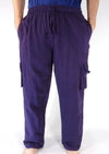 Plain Cargo Cotton Trousers