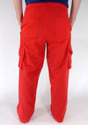 Plain Cargo Cotton Trousers