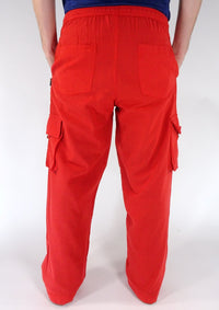 Plain Cargo Cotton Trousers