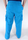 Plain Cargo Cotton Trousers