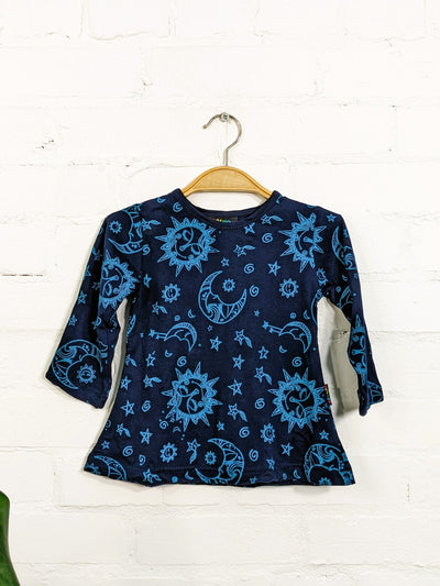 Kids Celestial Half Sleeve Short Top
