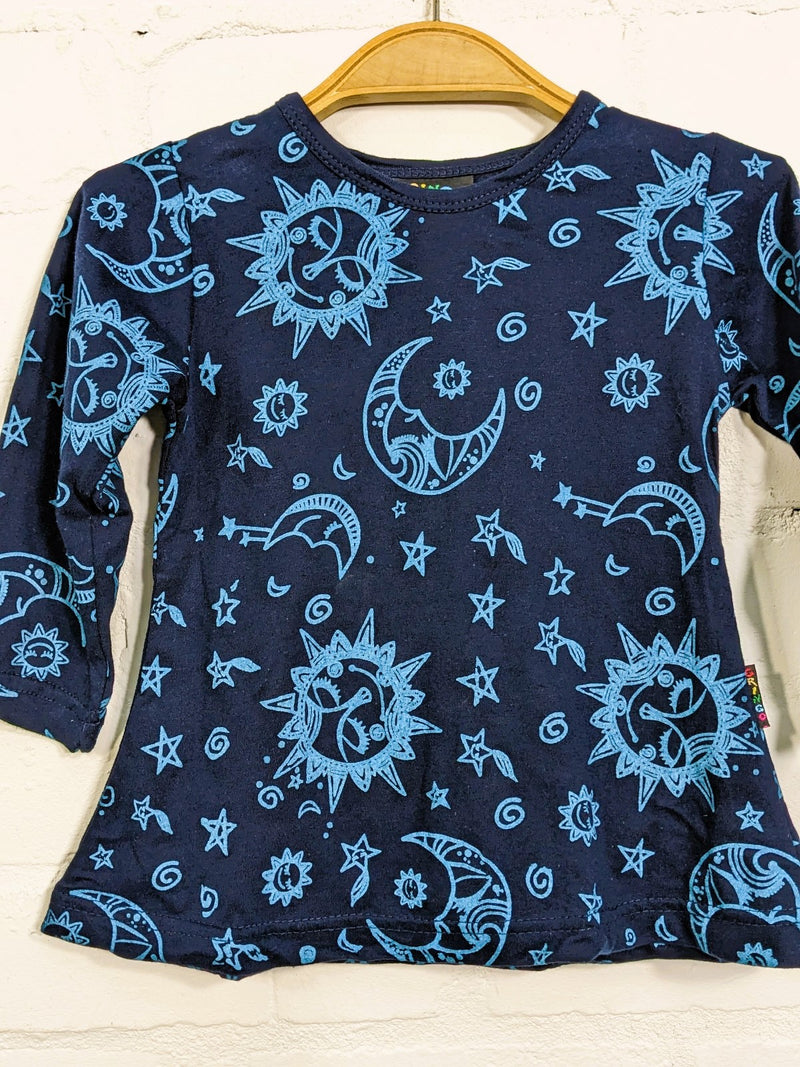 Celestial Half Sleeve Short Top