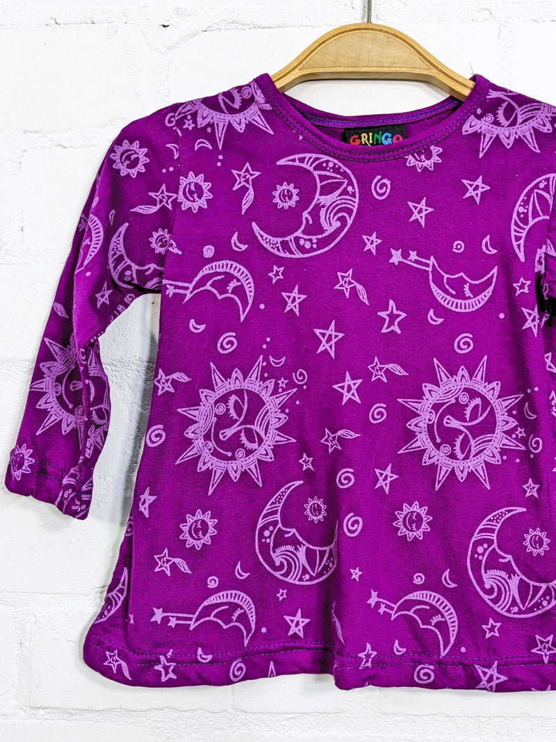 Celestial Half Sleeve Short Top