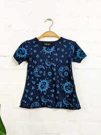 Celestial Short Sleeve Short Top