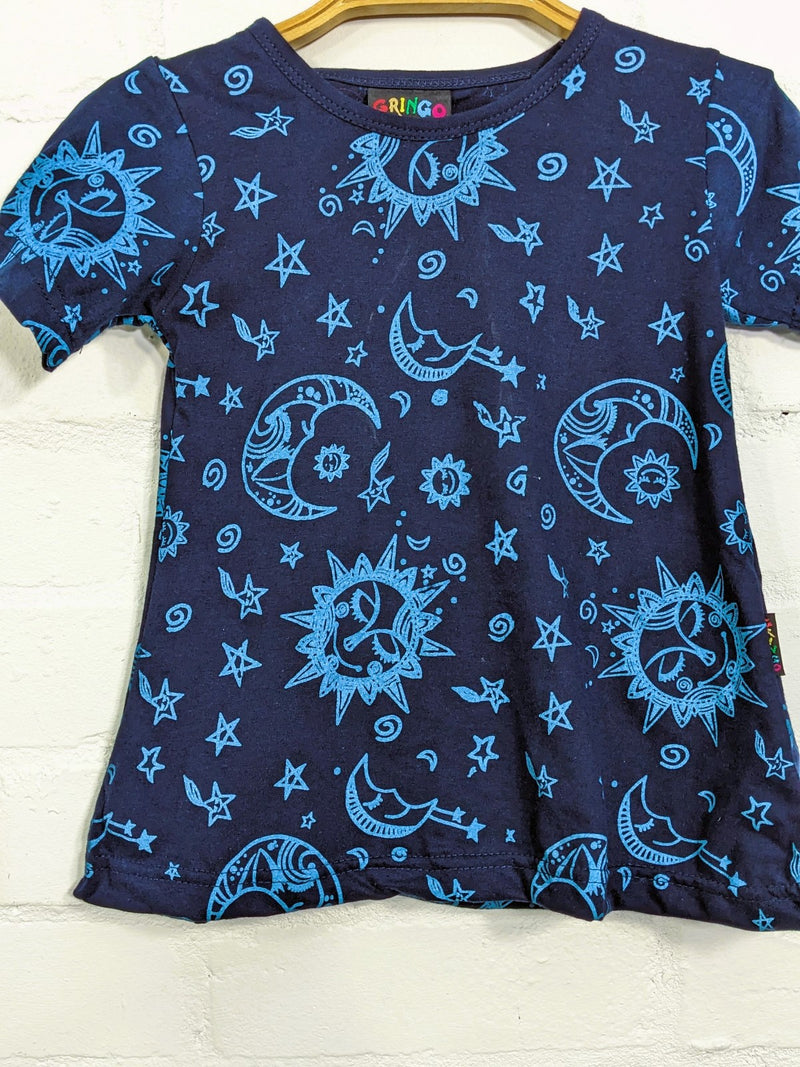 Celestial Short Sleeve Short Top