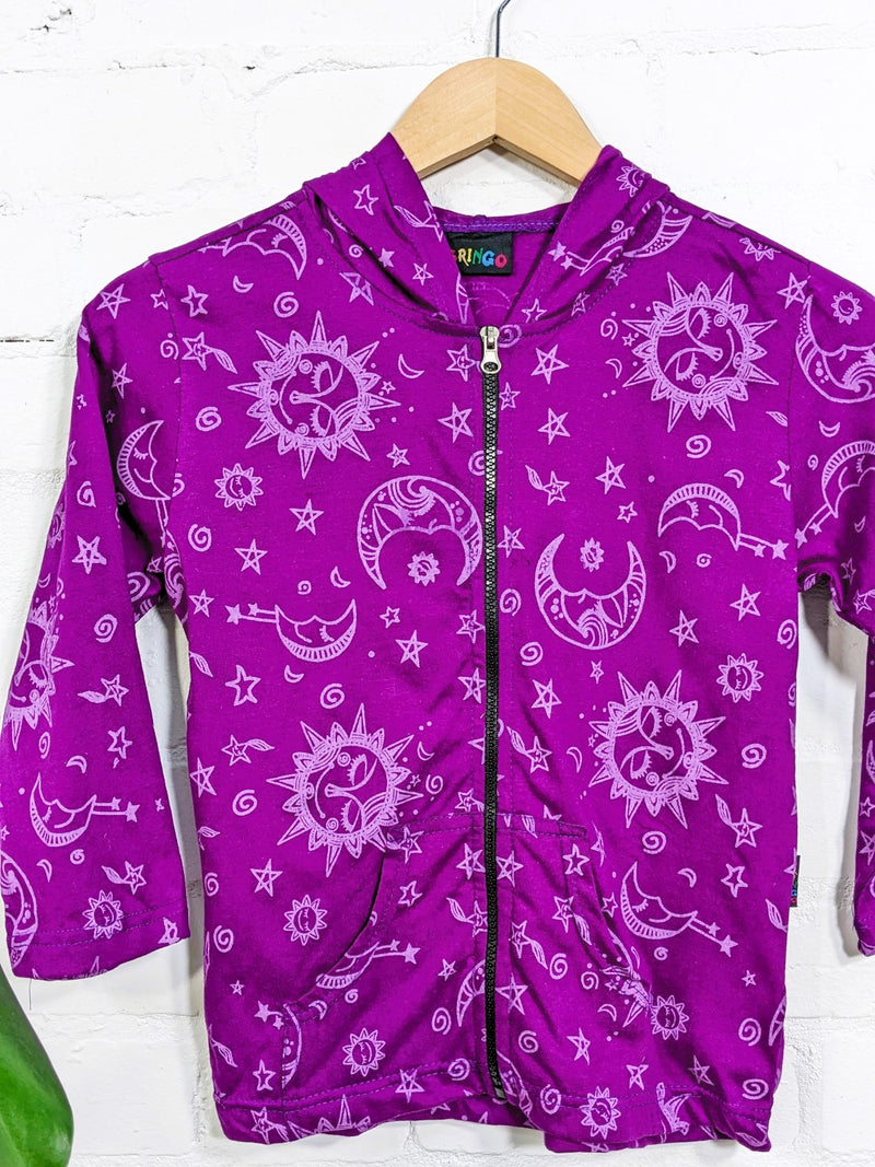 Celestial Zip Hoodtop