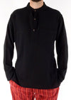 Plain Cotton Three Button Shirt