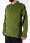 Plain Cotton Three Button Shirt