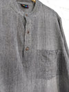 Plain Cotton Three Button Shirt