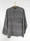 Plain Cotton Three Button Shirt