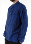 Plain Cotton Three Button Shirt