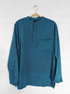 Plain Cotton Three Button Shirt