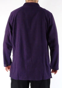 Plain Cotton Three Button Shirt