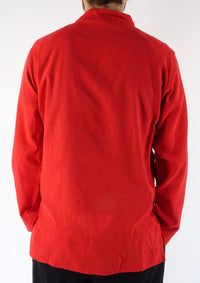 Plain Cotton Three Button Shirt
