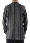 Stripe Cotton Three Button Shirt