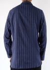 Stripe Cotton Three Button Shirt