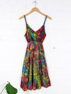 Tie Dye Short Strappy Dress