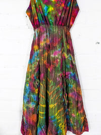 Tie Dye Short Strappy Dress