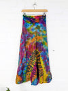 Tie Dye Long Tie Skirt