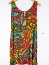 Tie Dye Short Sleeveless Dress