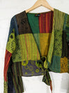 Long Sleeve Tie Top