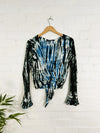 Long Sleeve Tie Top