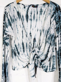 Long Sleeve Tie Top