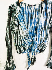Long Sleeve Tie Top