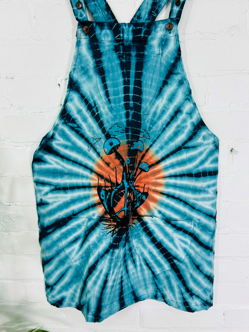 Tie Dye Dungaree Dress