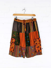 Patchwork Cargo Shorts