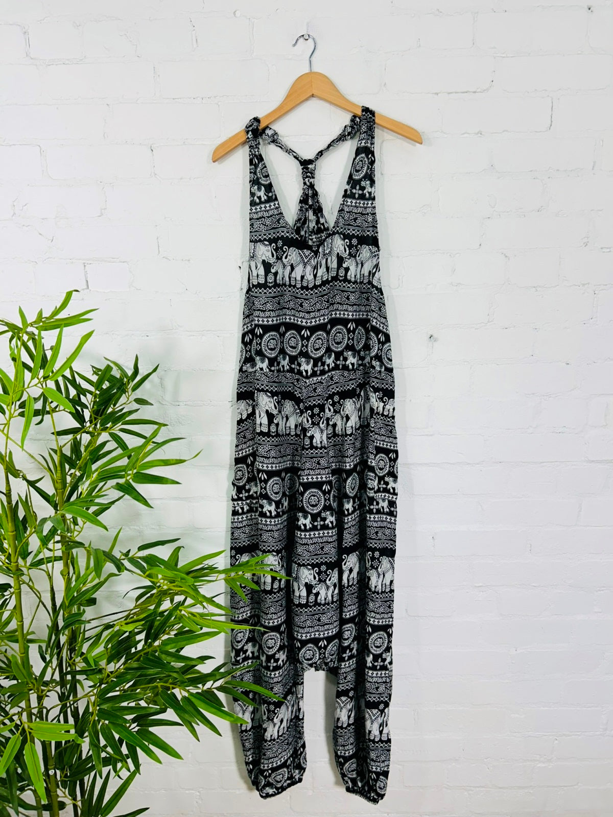 Elephant Print Dungarees